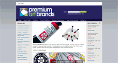 Desktop Screenshot of premiumartbrands.com
